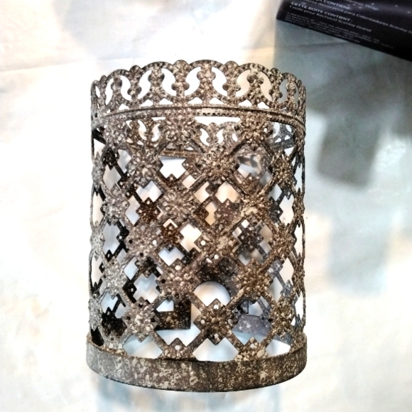 Scentsy Castille full size warmer wrap only rustic lattice style no warmer - Picture 4 of 6